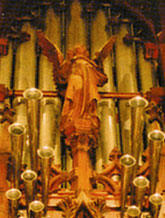 Ausschnitt Orgelprospekt der St. Matthiaskriche in Budapest